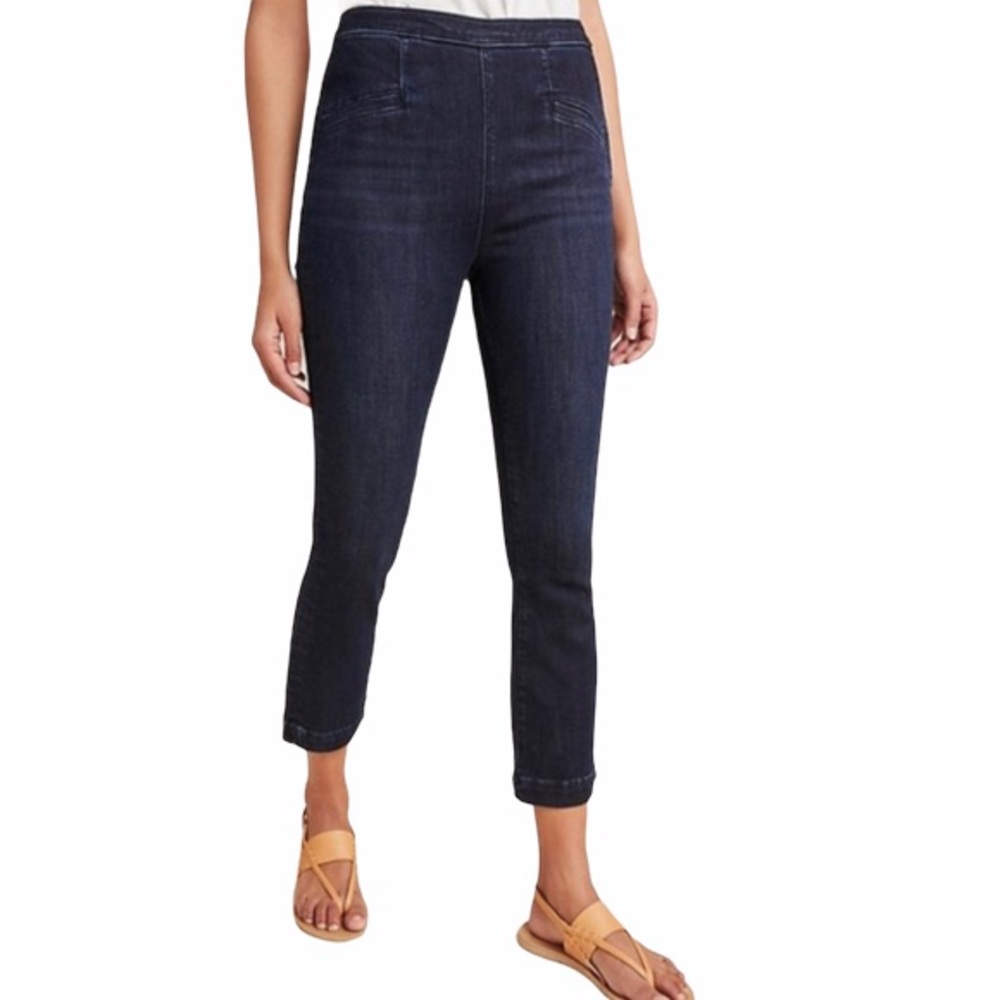 Pilcro High Rise Denim Leggings Anthropologie 26